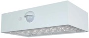 V-TAC Ηλιακό Επιτοίχιο Φωτιστικό Κήπου LED BRICK Up-Down 3W 350lm IP65 με Αισθητήρα Κίνησης PIR Ζεστό+Φυσικό Λευκό Άσπρο Σώμα 10306