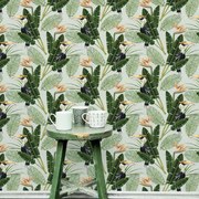 Ταπετσαρία Birds Of Paradise WP20092 Green-Orange-Black-White MindTheGap 52x300cm
