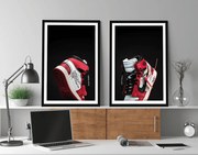 Ξύλινο Κάδρο Off White Air Jordan 30X40cm SNK139