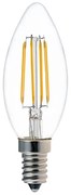 Λαμπτήρας LED C35 Bulb  4W 3000K E14 clear