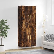 vidaXL Ντουλάπι Καπνιστή Δρυς 69,5x34x180 εκ. από Επεξεργασμένο Ξύλο
