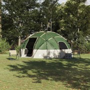 vidaXL Σκηνή Camping με στέγη Πράσινο 475 x 475 x 235 εκ. Πολυεστέρας