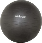 Amila Μπάλα Γυμναστικής GYMBALL 65cm Μαύρη (95845)