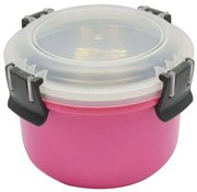 Δοχείο Φαγητού Διπλό 818785 1,10lt Pink Ankor Ατσάλι,Πλαστικό