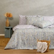 Σεντόνια Υπέρδιπλα (Σετ) Melinen Casual Line Botan Blue Μπλε Με Λάστιχο 160x200+32
