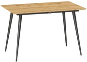 HOMCOM Επεκτεινόμενο Τραπέζι Τραπεζαρίας, Τραπέζι για 6-8 άτομα, Τραπέζι Κουζίνας με Στιβαρά Ατσάλινα Πόδια