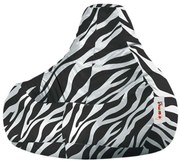 Πουφ Αδιάβροχο Zebra 248FRN1582 105x100cm Black-White