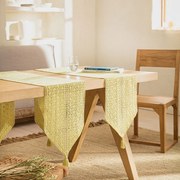 Τραβέρσα Chrochet 019/ 37 Spring Green Gofis Home 32Χ160 100% Βαμβάκι