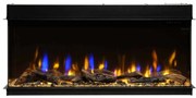 Έξυπνο Ηλεκτρικό Τζάκι Ένθετο 2000W Μαύρο 3 Όψεων Επεκτάσιμο Dimplex Ignite Bold 50 500003596 Sieline 500003596 Μαύρο