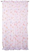 Κουρτίνα Παιδική Αρκουδάκι Με Τρέσα White Viopros 140X270cm 140x270cm Πολυέστερ