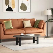 vidaXL Πόδια τραπεζιού σαλονιού Μαύρο 2 τεμ. 40x(30-31) εκ. Ατσάλι