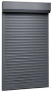 vidaXL Παντζούρι Ρολό Λευκό 110 x 220 εκ. από Αλουμίνιο