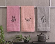 Makis Tselios Home Dora 2 Πετσέτα Κουζίνας από 100% Βαμβάκι 60x40cm 3τμχ
