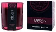 Αρωματικό κερί Cranberry Coco 200gr της Teoran