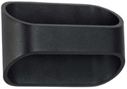 Φωτιστικό Τοίχου-Απλίκα Eden 60670 16x10,5x9cm Up&amp;Down Led 950lm 10W 2700K Black GloboStar