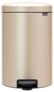 Brabantia 1003205 Καλαθάκι Μπάνιου NewIcon 20L, Metallic Gold