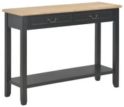 vidaXL Τραπέζι Κονσόλα Μαύρο 110 x 35 x 80 εκ. Ξύλινο