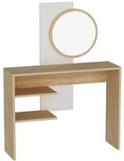 Τουαλέτα Με Καθρέπτη Dali 550ARN3512 96x29,6x130cm White-Oak