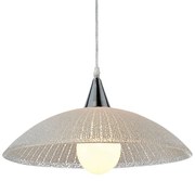 Φωτιστικό Οροφής 77-3652 SX400-1P Talin Glass Z4 Chrome Homelighting Γυαλί