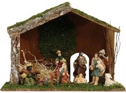 Χριστουγεννιάτικη Παράσταση Φάτνη SG18935 35x13x26cm Multi