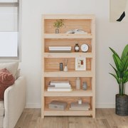 vidaXL Βιβλιοθήκη 80x35x154 εκ. από Μασίφ Ξύλο Πεύκου