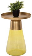 Τραπεζάκι Βοηθητικό Valery HM9732 Φ39,5x52cm Green-Gold