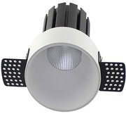 Σποτ Χωνευτό S095 Φ6,2x10,9x7,4cm Led 450Lm 6W 3000K White Στρόγγυλο