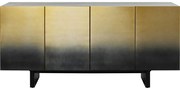 Μπουφές Prezioso Μεταλλικός Μαύρος-Χρυσός 160x45x78 εκ. - Μαύρο