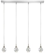 Φωτιστικό Οροφής - Ράγα 01465.09B 3W 24V LED 3000K 240Lm/Each 85cm Clear Luma