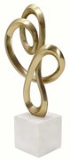 Artekko Sculpture Γλυπτό Αλουμινίου σε Μαρμάρινη Βάση Artekko 78286