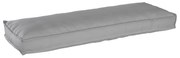 vidaXL Μαξιλάρι παλέτας για πάγκο Γκρι 120 x 40 x 8 εκ Ύφασμα Oxford