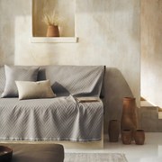 Ριχτάρι Tετραθέσιου Καναπέ (180x350) Gofis Home Ori Rock Grey 401/15
