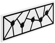 Κρεμάστρα Τοίχου Trace 0241576 74,6x1,8x26,6cm White Μοριοσανίδα, Μελαμίνη