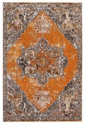 Χαλί Διαδρόμου (80x150) Βιοκαρπέτ Naf Naf Amaro S373B Brown/Multi Grey