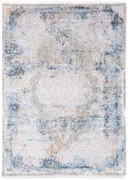 Χειμερινό χαλί μοντέρνο Bamboo Silk 5988A Grey D. Blue 160 x 230