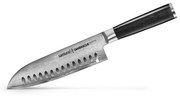 Samura Damascus Μαχαίρι Santoku από Δαμασκηνό Ατσάλι 18cm