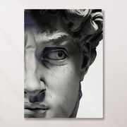Πίνακας σε καμβά Davids Face  KNV2471 30cm x 40cm