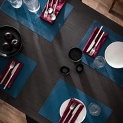 Σουπλά &amp; Πετσέτες Φαγητού (Σετ 8τμχ) Gofis Home Waverly Jean Blue 132/09