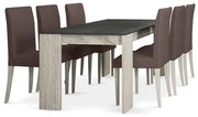 Liberta INTRO ΤΡΑΠΕΖΙ CEMENT ΣΚΟΥΡΟ SONOMA ΣΚΟΥΡΟ 170x90xH76cm 170x90xH76cm 02-0220