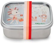 Φαγητοδοχείο Happy Lena LI84468 Με Ελαστικό Ιμάντα 17x13x7cm Ανοξείδωτο Grey Lilliputiens Stainless Steel