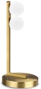 Φωτιστικό Επιτραπέζιο Ping Pong 328300 15x15x35cm Led 500lm 6W 3000K Brass Ideal Lux