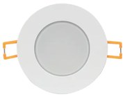 LED SPOT IP65 WHITE ROUND 5W 3.000K 230V AC 400Lm 120° Ra80 ACA VERA530RWN