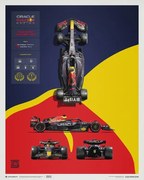 Εκτύπωση τέχνης Oracle Red Bull Racing - RB18 Blueprint, Automobilist