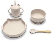 Σετ Φαγητού Σιλικόνης 4τμχ Natural Beige 10230700005 Lorelli