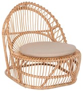 ΠΟΛΥΘΡΟΝΑ ENTROPY HM9840.01 RATTAN ΦΥΣΙΚΟ ΜΕ ΕΚΡΟΥ ΜΑΞΙΛΑΡΙ 80x97x85Υεκ.