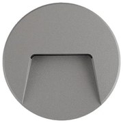 Απλίκα LED Εξωτερικού Χώρου Eurolamp 145-52094 Grey
