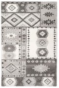 Χαλί (200x290) Βιοκαρπέτ Soft Shaggy R299B Grey White