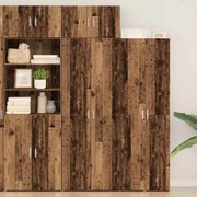 vidaXL Ντουλάπι αποθήκευσης Παλαιό ξύλο 70 x 42.5 x 225 εκ