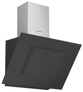 Davoline Feel Black Glass Απορροφητήρας Καμινάδα 90cm Μαύρος