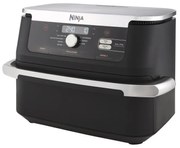 Διπλή φριτέζα ζεστού αέρα Ninja Foodi Flexdrawer AF500DE , 2470W, Ανεξάρτητες ζώνες μαγειρέματος, 10,4L, 7 προγράμματα, 40-240°C, Max Crisp, Sync, Μαύρο